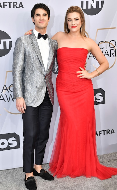 Darren Criss, Mia Swier, Couples, 2019 SAG Awards, Screen Actors Guild